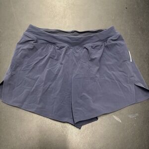 Outdoor Voices Women's Athletic‎ Running Shorts Navy Blue Size Small Lined